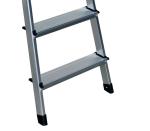 GS Outdoor Silver Multipurpose Aluminium Foldable Ladder 2x6 Steps