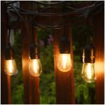 Waterproof Commercial S14 LED Christmas Vintage String Lights outdoor connectabl