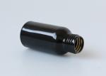 30ml Black Small Aluminum Lotion Bottles Airless 30ml / 1oz 76mm Height