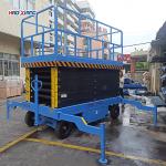 3000mm-16000mm Mobile Scissor Lift Platform Movable Hydraulic Lift
