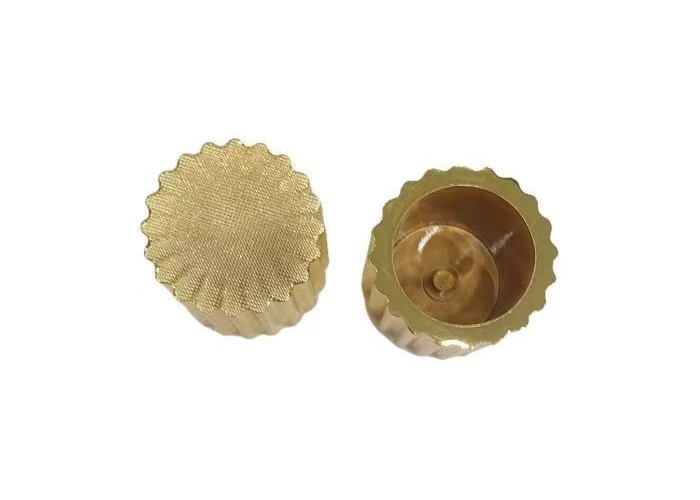 Irregular Twist-off Zamak Perfume Bottle Caps Zinc Alloy Perfume Cap