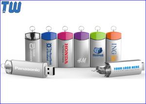 Wholesale LED Light Twister Point Metal Stick Bulk 4GB USB Flash Drive Free Landyard from china suppliers