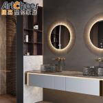 Luxury Commercial Double Sink Bathroom Vanity Furniture for Modern Stylish