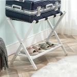 Folding luggage rack suitable for bedroom, hotel