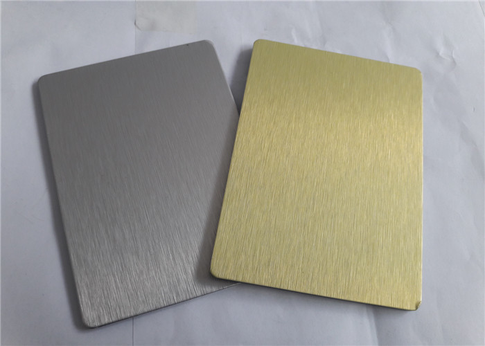 Odm Brushed Hairline Aluminum Sheets , Brushed Aluminum Plate For Decoration