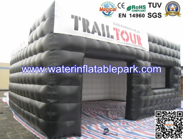 0.45mm PVC Tarpaulin Inflatable Marquee Tent Quadruple Needle Safe Stitching