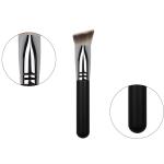 Triangular Single Makeup Brush Skin Friendly Angled Flat Bristle For Foundation