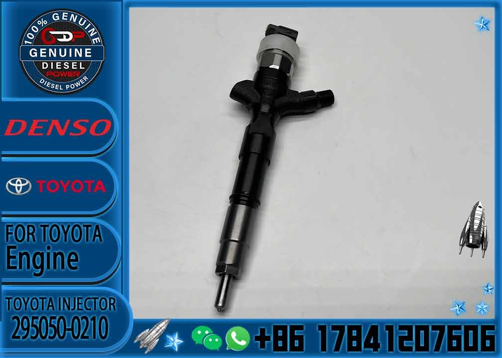 Common Rail Fuel Injector 23670-30410 Common Rail Injetor 295050-0210 for TOYOTA 1KD-FTV