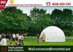 Large elegant transparent geodesic dome tent camping tent for outdoor events