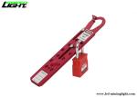 Red 12 8mm Hole Aluminium 3/8'' Buckle Hasp Lockout