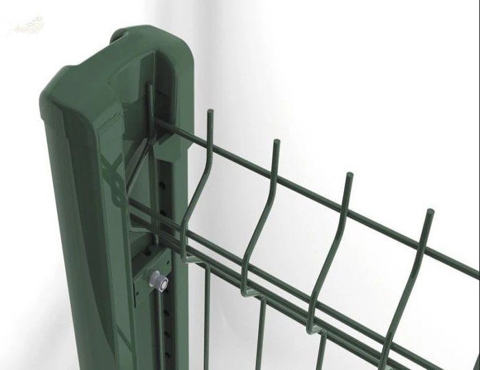 Farm Security 3.5mm Welded Curved Mesh Fence Powder Coated