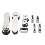 Stainless Steel Double Door Side Cabin Accessories Square Stabilizing Bar Shower