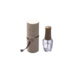 Bamboo Caps Empty Glass Nail Polish Bottles , 15ml Clear Nail Polish Bottle