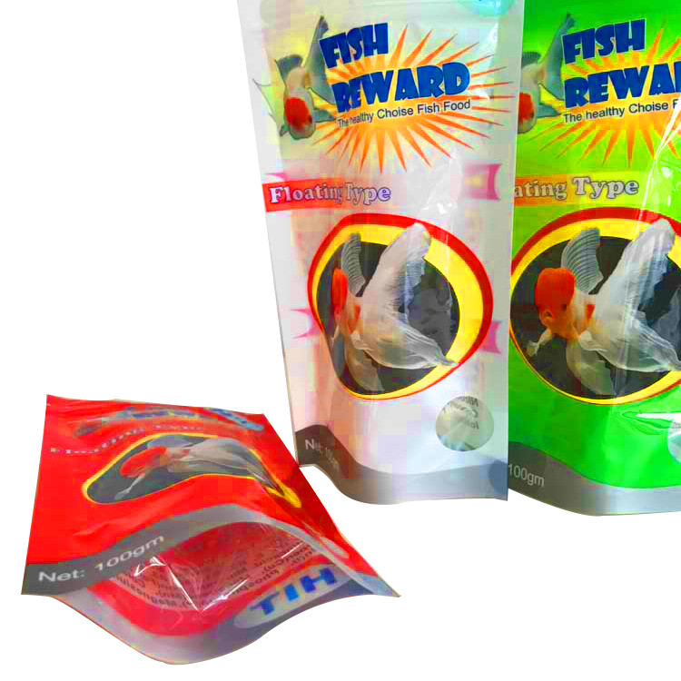 Aluminum Foil White Plastic dog treat training pouch bag with window and zip lock