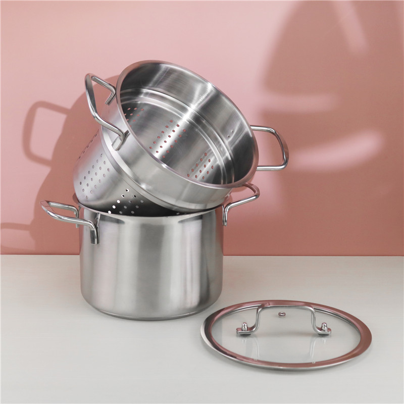 Stainless Steel Kitchen Soup Pots For Home Customized Logo