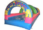 Inflatable the commercial rainbow water slide inflatable horizontal direction