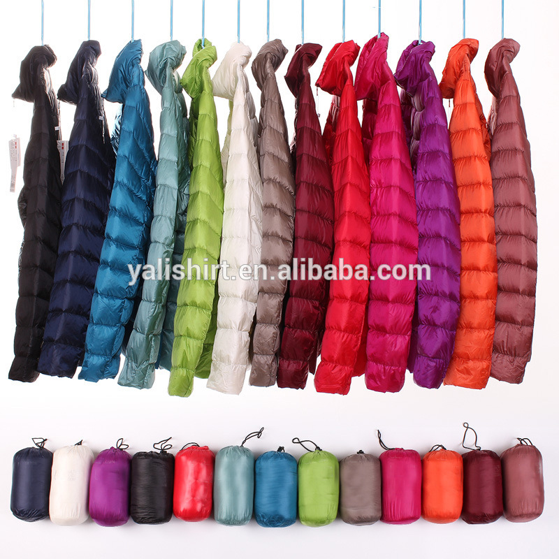 Wholesale stock down jacket high quality cheap puffer jacket for women