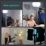 A-2200IT 200w photography photo studio lighting kit with tripod stands soft led