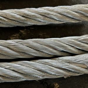 Wholesale 6*19M+FC-10mm 22mm 32mm high strength and durability steel wire rope from china suppliers