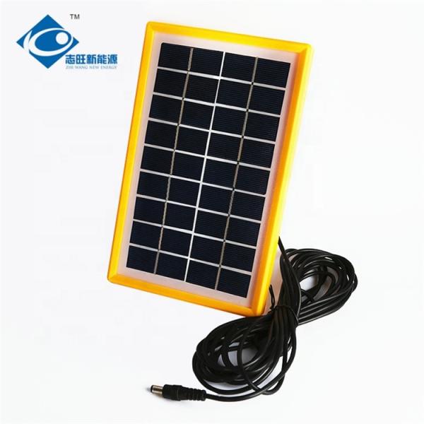 3 Watt 6V Portable Glass Laminated Solar Panels ZW-3W-6V-2 Outdoor Power Station