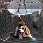 Dog Seat Cover Car Seat Cover for Pets 100%Waterproof Pet Seat Cover Hammock