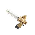 Single Flowmeter Welding Brass Nitrogen Regulator with 1/4-Inch Female Flare