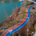 Iaaf Professional 400 Meters 8 Lanes Prefabricated Athletic Rubber Running Track