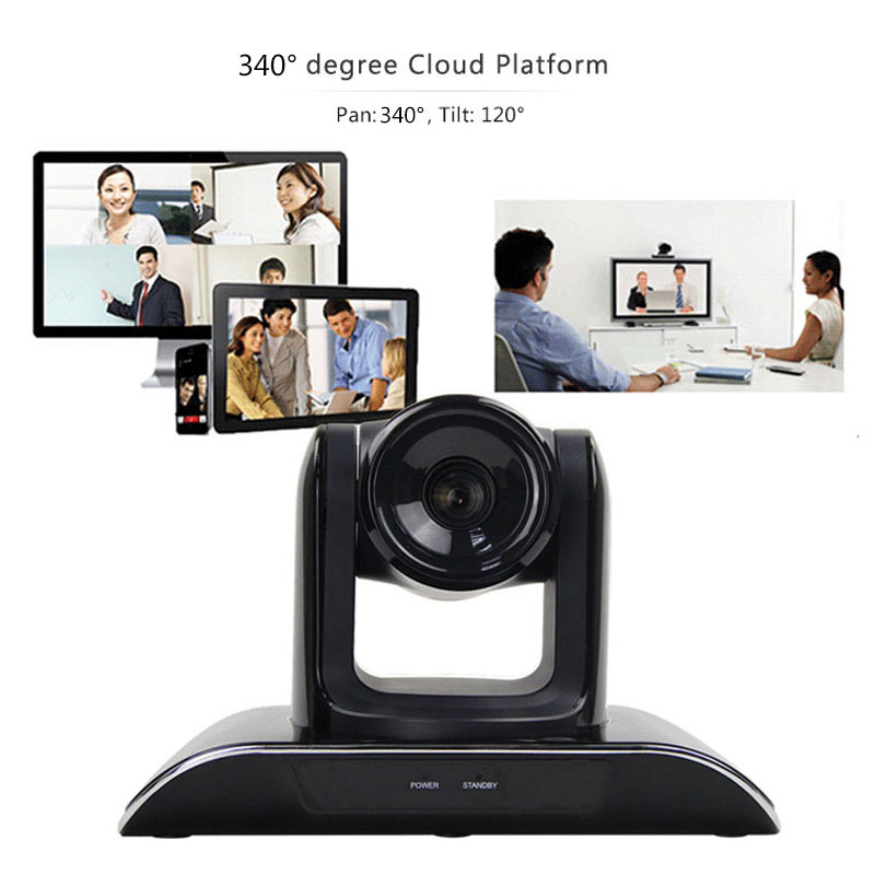 VHD202U 1080P USB 2.0 PTZ Camera 20x Zoom Rotatable Screen Cam Laptop Webcam
