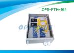 Wall Mounted Cabinet Single Fiber Optic Termination Box 24 Splice Tray
