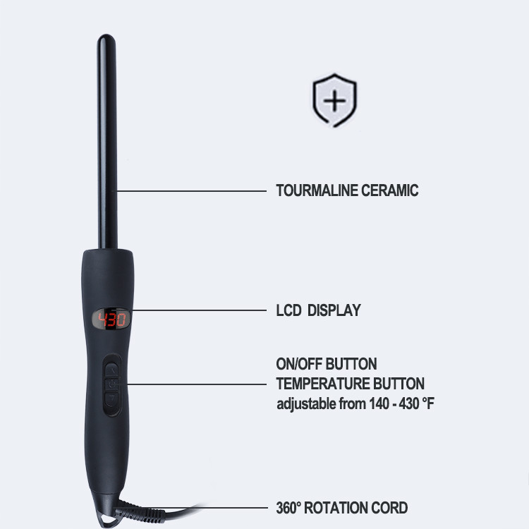 Mestar Mini Hair Curler , Household Portable Curling Wand ROHS approval