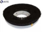 17 Inch Marble Rotary Floor Machine Brushes , Nylon Scrub Brush Hand Push Hotel
