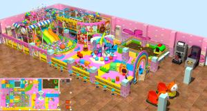 Wholesale candy theme kids play zone， indoor activities for kids， playground equipment manufacturers from china suppliers