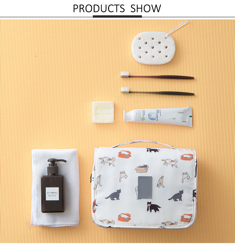Hanging Travel L23.5*D9*H21CM Cosmetic Makeup Bag