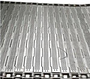 Wholesale Industrial Stainless Steel Flat Top Chain Mesh Belt For Food Processing Conveyor from china suppliers