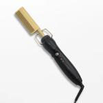 FCC Approve Golden 2 In 1 65W Hot Comb Hair Straightener Professional