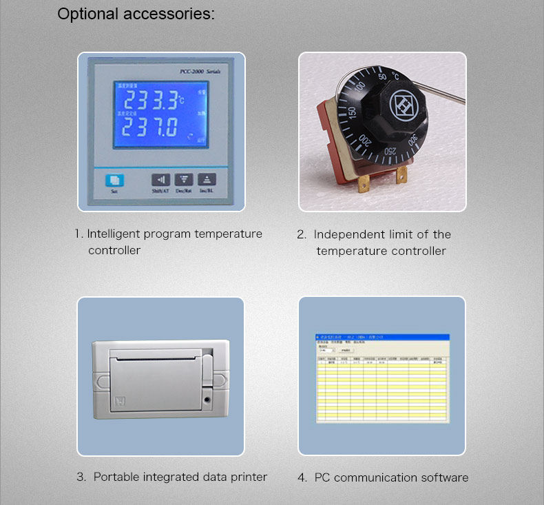 2.5KW Forced Air Drying Oven Chemistry Automatic Program Control