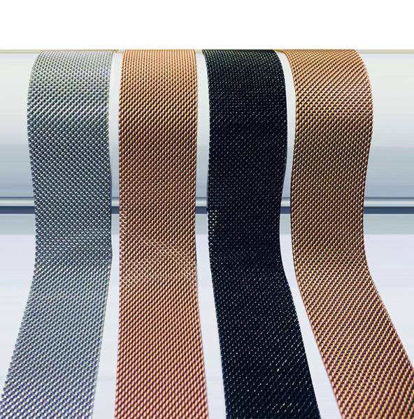 Silver Milanese Loop Watch Strap Stainless Steel Bracelet For Apple Sports Watch