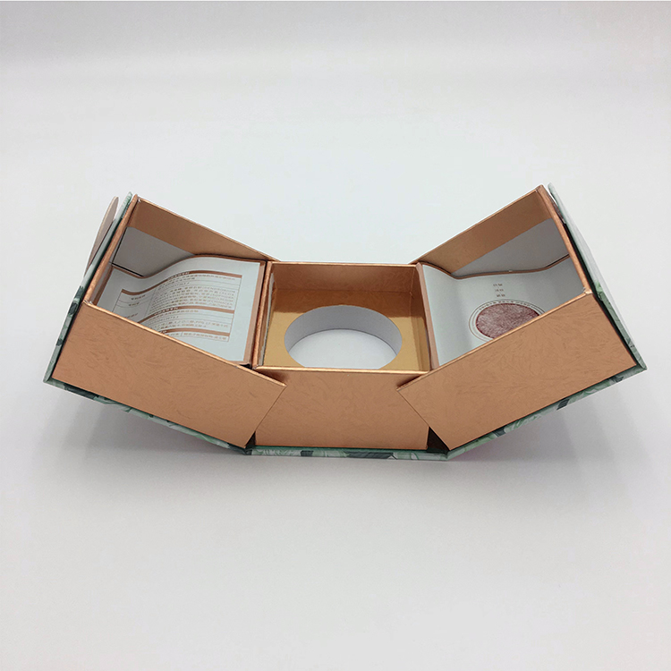 Customized Stamping Rigid Cardboard Paper Cosmetic Packaging Box for Eco-Friendly Gift