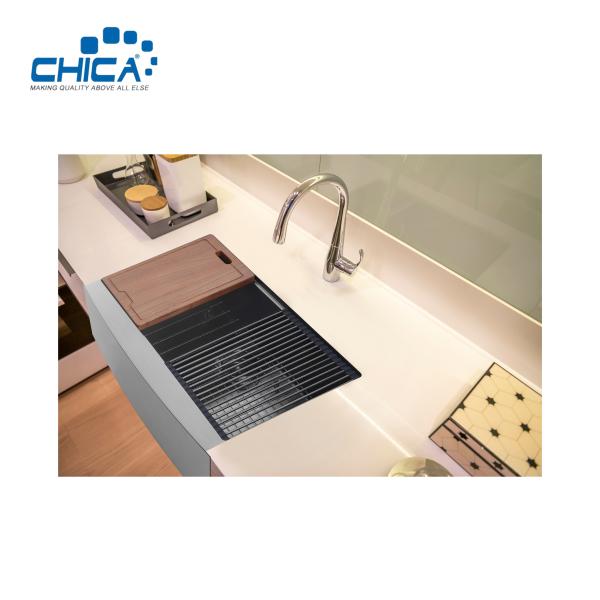 Handmade House Kitchen Sinks Apron Front stainless steel Single Bowl Kitchen