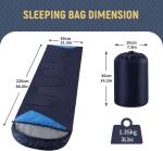 Outdoor Sleeping Bag, Cold Weather Sleeping Bag for Girls Boys Mens for Warm