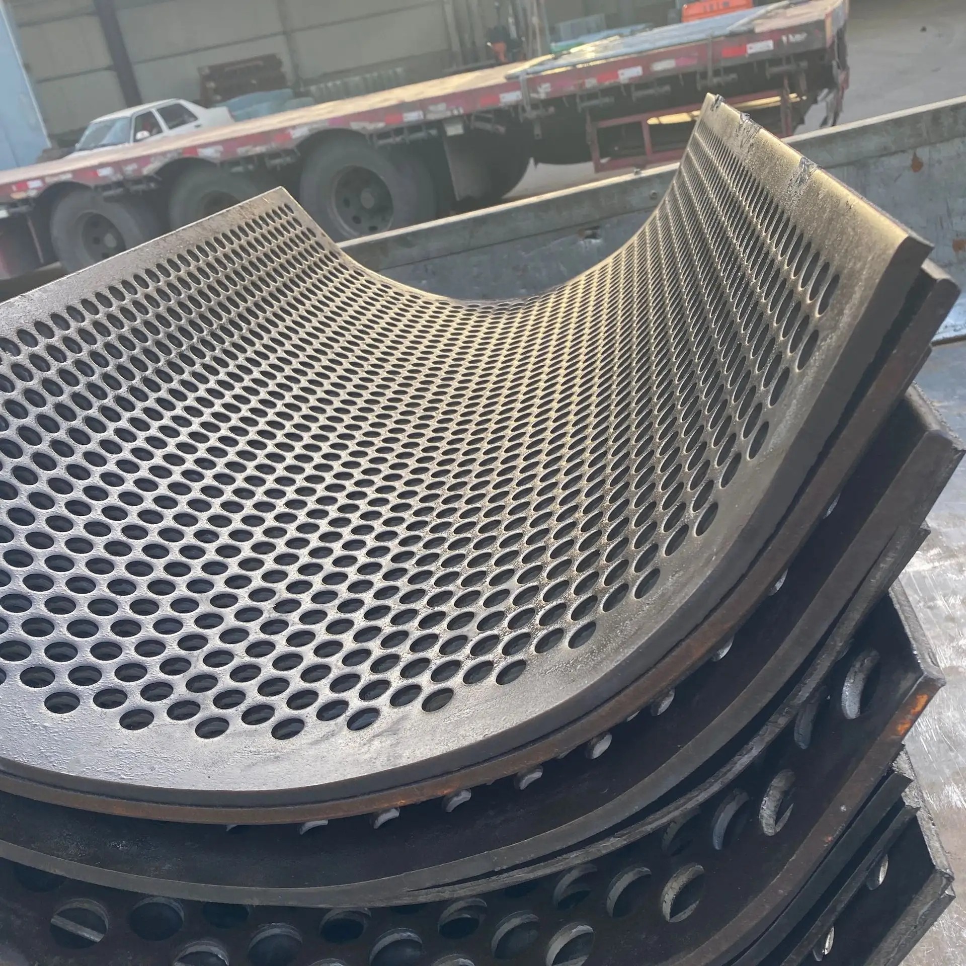 304 316 Stainless Steel Perforated Sheet For Ventilation Panels 1250mm Width