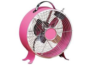 Wholesale Modern Retro Copper Metallic Table Top Fan Decorative 3 - Position Switch 4 Blades from china suppliers