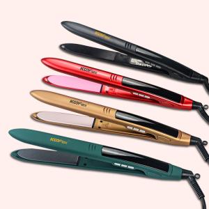 Wholesale KooFex Ceramic Coated Hair Straightener , 230 Degree Battery Operated Straightener from china suppliers