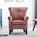 Modern Waterproof Accent Living Room Armchair Bedroom Home Office Line Stitch