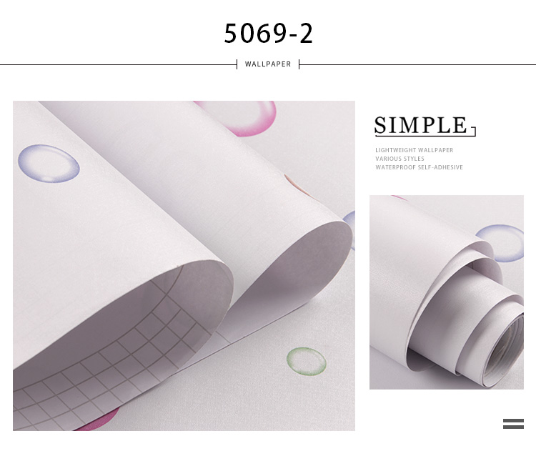 Waterproof PVC Self-Adhesive Wallpaper for Children's Room Design Cartoon Wall Stickers