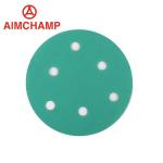 320Grit Hook And Loop Sanding Disc Green Film Polyetser Sanding Disc