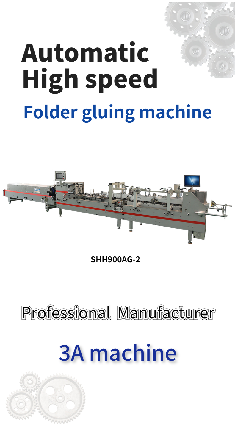 SHH900AG-2 Automatic Bottom Box Folding Gluing Machine for Wood Packaging Material
