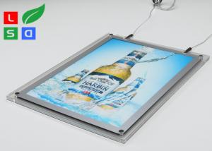 Wholesale 2mm Clear Acrylic LED Crystal Light Box HS Code 94056000 For Ceiling Hanging from china suppliers