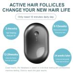 Home Use Mini Hair Comb Brush Improve Hair Growth ABS Stainless Steel Bar