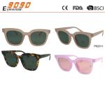 Hot sale colorful lenses fashion polarized sunglasses ,UV protection lens